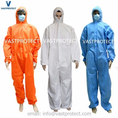 Vêtements de protection de sécurité combinaisons jetables avec capuche Remboursement dans les 30 jours