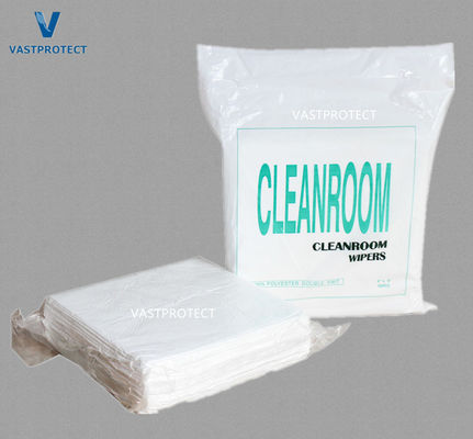 Équipement de nettoyage à double tricot en polyester non imperméable à l'eau de 9 pouces pour les salles blanches de classe ISO 7