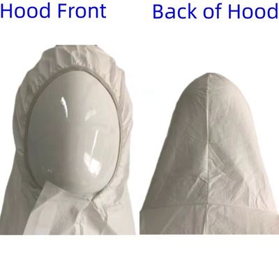 Fermeture à fermeture à glissière CE Uni-use Blanc Microporeux Protecteur Pour la respirabilité