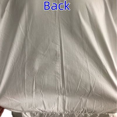 Fermeture à fermeture à glissière CE Uni-use Blanc Microporeux Protecteur Pour la respirabilité
