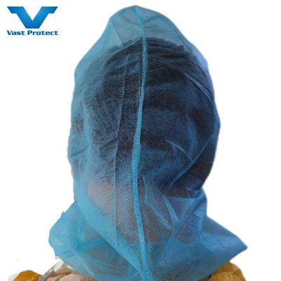 35 x 45 cm Couverture de capuche de protection non tissée bleue PP personnalisée pour capuche antipoussière