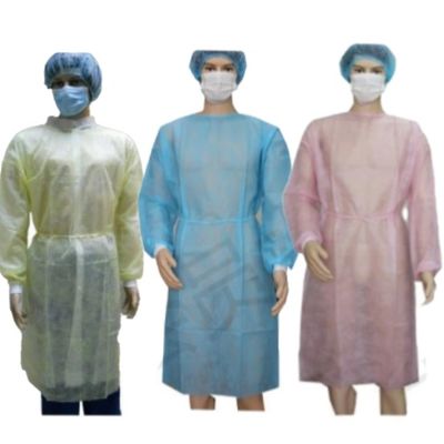 OEM accepté SMS PP PE Niveau 1 2 3 Robes d'opération jetables pour l'isolement chirurgical