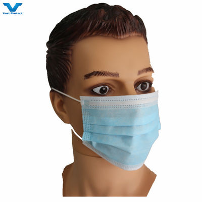 Direct CE EN14683 Masque à usage unique élastique pour le visage médical Blanc Noir Pour tous Non stériles