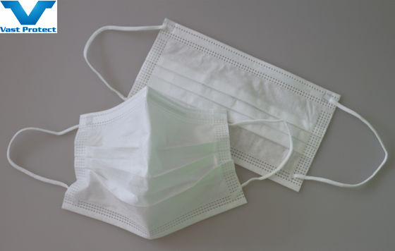 Direct CE EN14683 Masque à usage unique élastique pour le visage médical Blanc Noir Pour tous Non stériles
