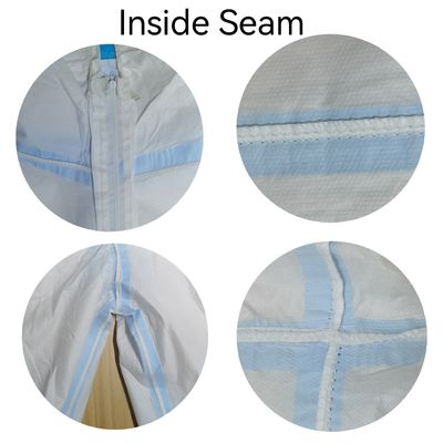 Couverture de protection médicale microporeuse non tissée CE personnalisable avec bord élastique pour poignet et cheville