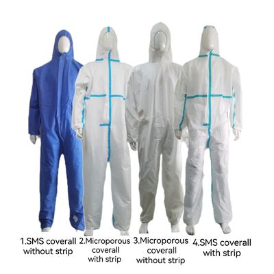 CE Type 5 6 Couvre-vis non tissés Uniplaces OEM Uniplaces de protection Bleu Blanc Orange