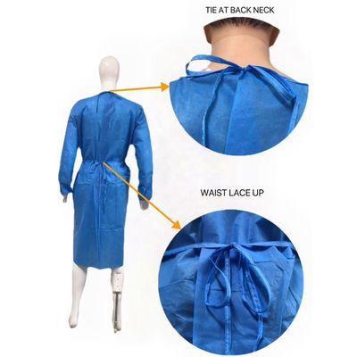 120 x 140 cm Robe d'isolation SMS Protection légère et durable avec certification CE