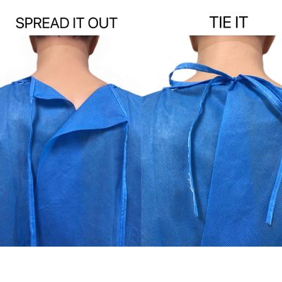 120 x 140 cm Robe d'isolation SMS Protection légère et durable avec certification CE