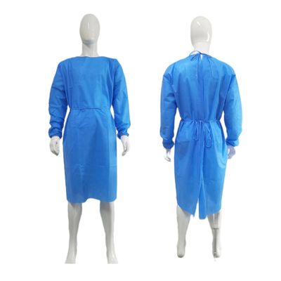 Durée de conservation 3 ans attache à l' arrière Robe isolante de niveau 2 SMS Tissu imperméable