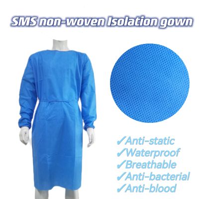 Vêtement d'isolation antistatique respirant bleu AAMI Niveau 2 3 Pour équipement de protection