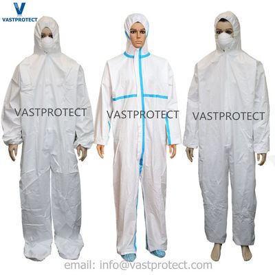 S M L X XL 3XL 4XL Anti-statique CE de type 5 6 Catégorie 3 Couvre-vises jetables pour vêtements de protection