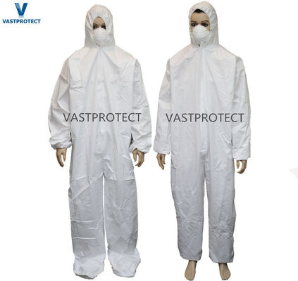 Vêtements jetables tout-en-un avec manchettes tricotées Protection et confort optimaux