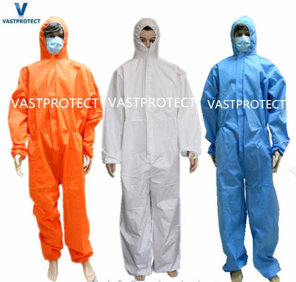 60GSM Vêtements de protection jetables pour la démolition, la décontamination et la décoration