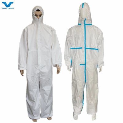 VPT621 Tyvek à usage unique de type 5 6 de catégorie 3 couverture micro poreuse résistante à l'usure
