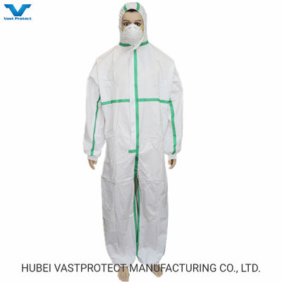Vêtements de protection à usage unique de type 4/5/6/Classe 3 EPI pour le travail de peinture/pulvérisation