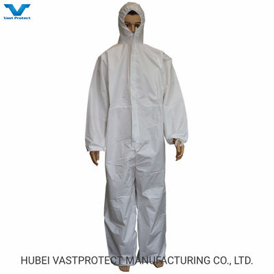 Catégorie 3 Type 56 imperméable à l'eau respirable jetable microporeux blanc général 60GSM Bénéfice