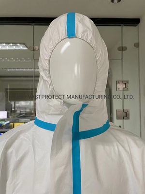 VPT634 Type 4 5 6 Ruban thermiquement scellé, couture, microporeuse jetable, revêtement avec homologation CE