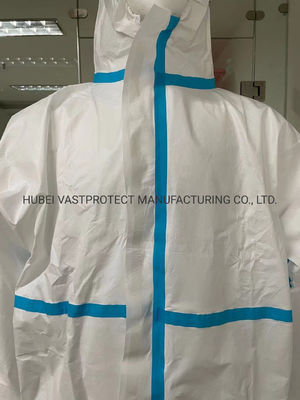 VPT634 Type 4 5 6 Ruban thermiquement scellé, couture, microporeuse jetable, revêtement avec homologation CE
