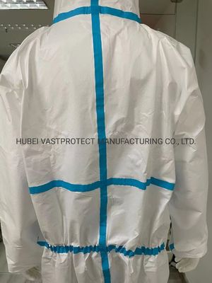 VPT634 Type 4 5 6 Ruban thermiquement scellé, couture, microporeuse jetable, revêtement avec homologation CE