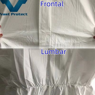 Couverture en tissu microporeux antistatique jetable et respirable pour une protection douce