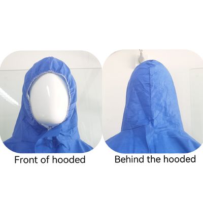 Vêtements de protection de type CE5 6 équipement de protection individuelle combinaison SMS combinaison non tissée sans couvre-pieds