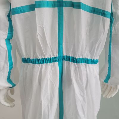 Couvre-chef de protection SMS blanc/bleu/orange avec bande de bâton et type CE4 5 6