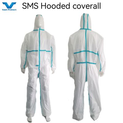 175*140cm Type5/6 Couverture isolante de protection jetable 55-70GSM SMS Non tissé