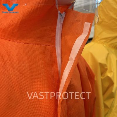 56GSM SMS Tyvek Type de protection industrielle5 6 Vêtement de protection sans couverture de chaussure Réflecteur