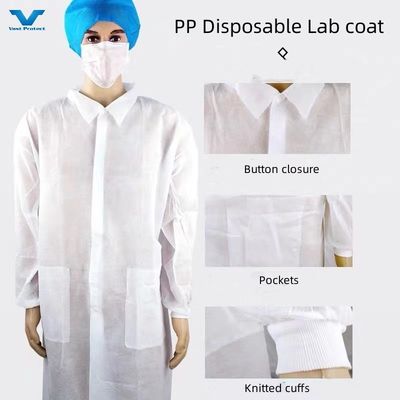 Protègeur contre la poussière en PP non-tissé Microporeux de laboratoire 20000PCS/jour
