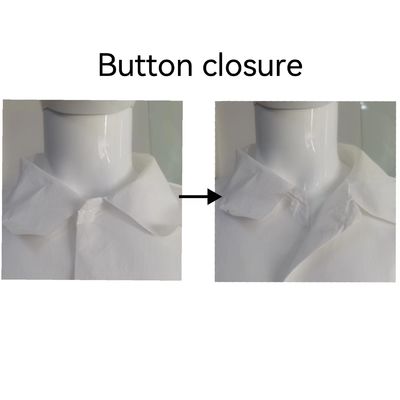 Vêtements de travail non tissés personnalisés PPE de protection Uniform Visitor Coat Lab Coat VASTPROTECT-501