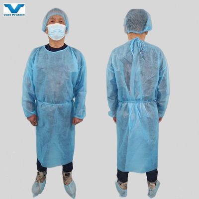 Des vêtements d'isolation SMS/PP/PP PE anti-statiques doux Une offre adéquate d'impression de logo bleu disponible