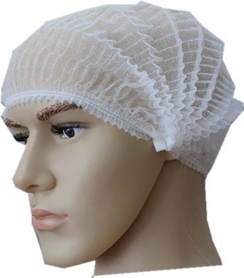 Demande personnalisée offert PP non tissé bande élastique unique jetable Clip Mob Cap