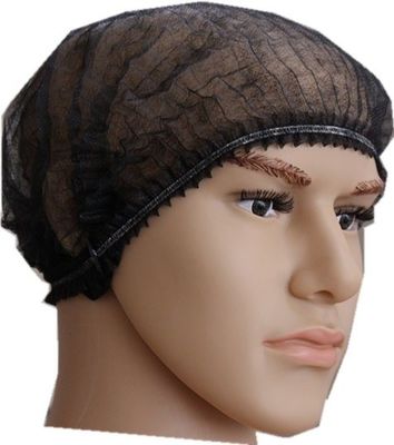 Demande personnalisée offert PP non tissé bande élastique unique jetable Clip Mob Cap