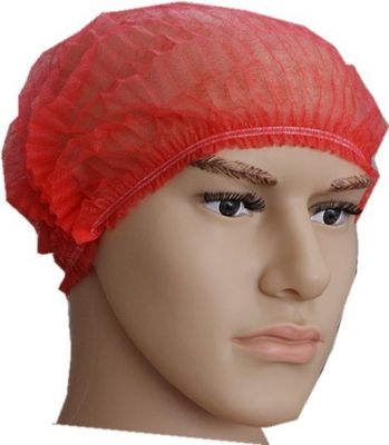 Demande personnalisée offert PP non tissé bande élastique unique jetable Clip Mob Cap