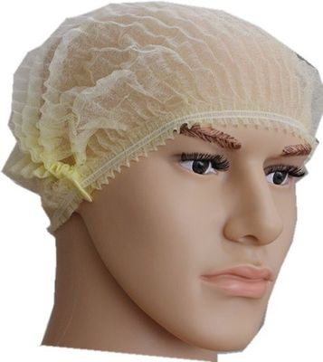 Demande personnalisée offert PP non tissé bande élastique unique jetable Clip Mob Cap