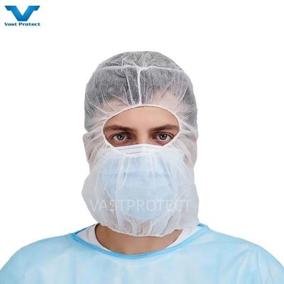 Capuchon à balaclava Ninja PP non tissé pour la protection 60000 pièces / jour