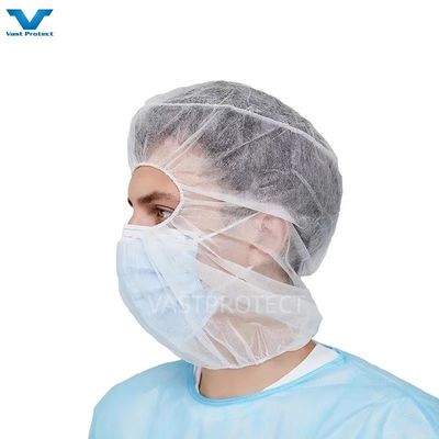 Capuchon à balaclava Ninja PP non tissé pour la protection 60000 pièces / jour