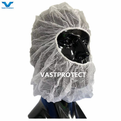 Capuchon à balaclava Ninja PP non tissé pour la protection 60000 pièces / jour
