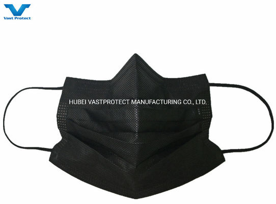 Liste blanche CE 3 Masque de protection médicale non tissé en PP à boucle d'oreille à plis