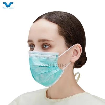 En14683 3 Masque facial pour adultes à boucle d'oreille respirante pliable avec classification de filtre FFP1 et approbation CE
