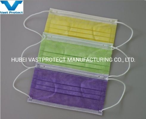 En14683 3 Masque facial pour adultes à boucle d'oreille respirante pliable avec classification de filtre FFP1 et approbation CE