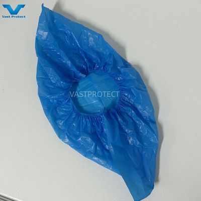 Couverture de chaussure imperméable à l'eau jetable CPE pour salle de nettoyage