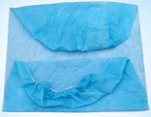 80*200cm personnalisé Lit en tissu non tissé en PP à usage unique en bleu blanc
