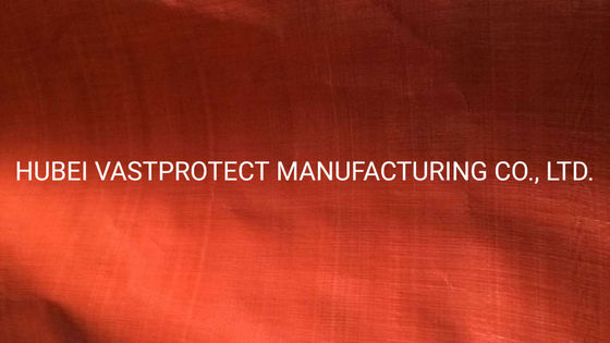 Couche à double face orange imperméable à l'eau PE Poly Tarps Roll 3,65m Largeur motif simple