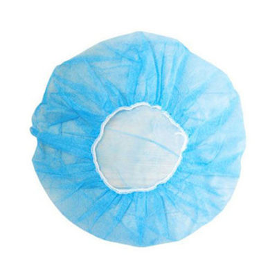 12GSM Blanc bleu rouge rose PP non tissé bonnet rond jetable avec certification ISO