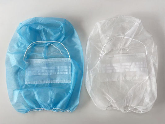 Certifié ISO PP jetable Ninja astronaute spatial Balaclava capuchon couverture de tête avec masque facial