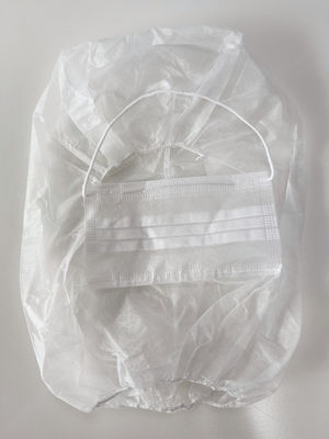 Certifié ISO PP jetable Ninja astronaute spatial Balaclava capuchon couverture de tête avec masque facial