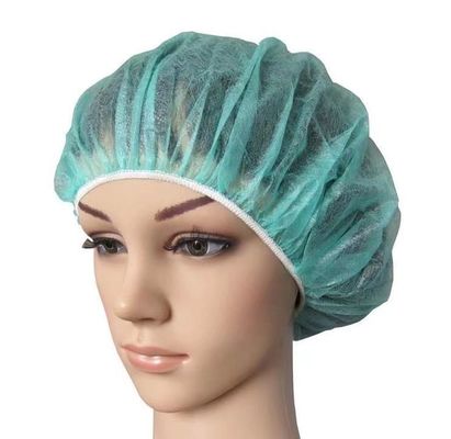 CE Standard Polypropylène non tissé polypropylène jetable en PP Bouffant Round Cap pour salon de beauté