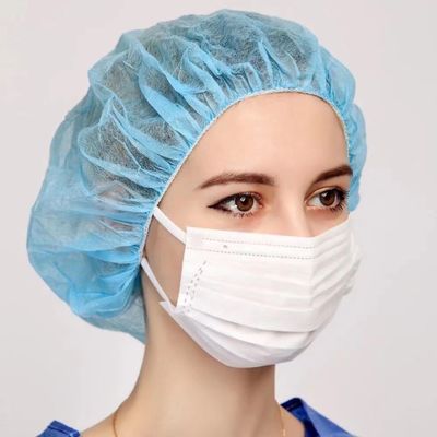Sélection de couleur Bonnet rond jaune pour le médecin / chirurgien / infirmière / travailleur dans un atelier sans poussière