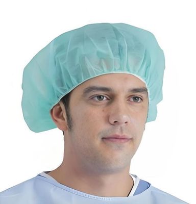 Sélection de couleur Bonnet rond jaune pour le médecin / chirurgien / infirmière / travailleur dans un atelier sans poussière